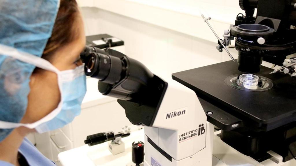 Una de las salas de laboratorio del Instituto Bernabéu.
