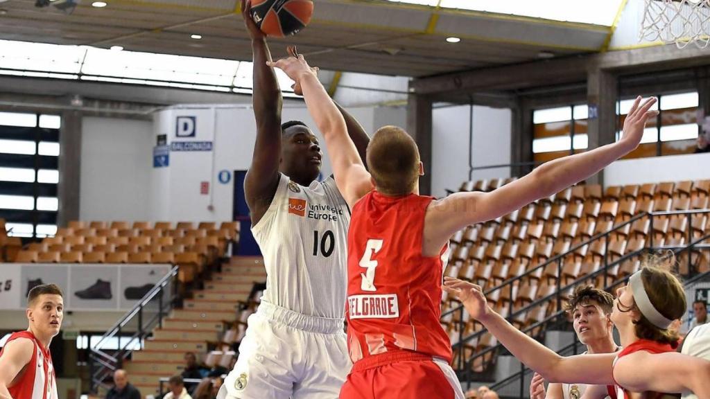 El Real Madrid arrolla al Estrella Roja y alcanza la gran final de la Euroliga júnior