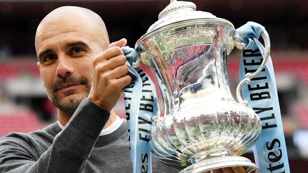 Guardiola con la FA Cup