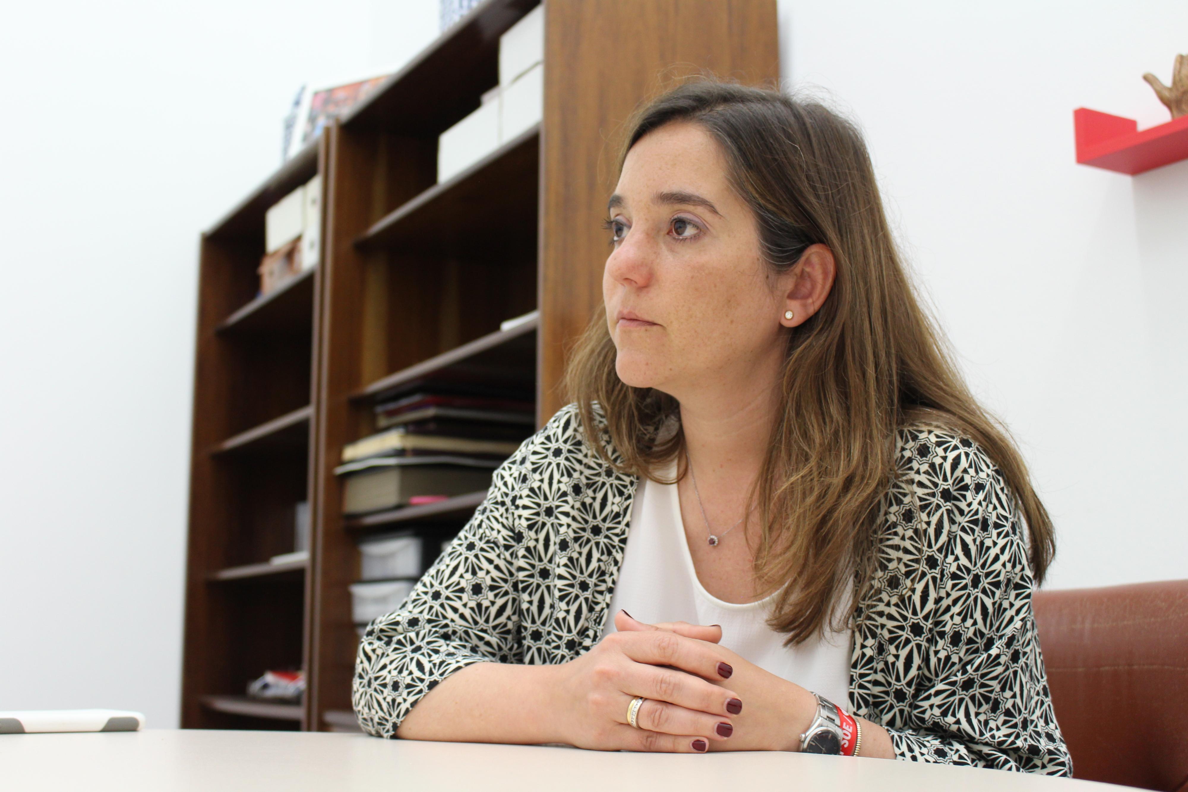 Inés Rey, candidata del Partido Socialista