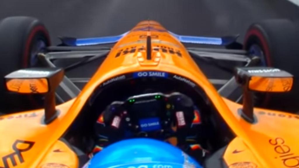 Alonso en la clasificación de las 500 Millas de Indianápolis