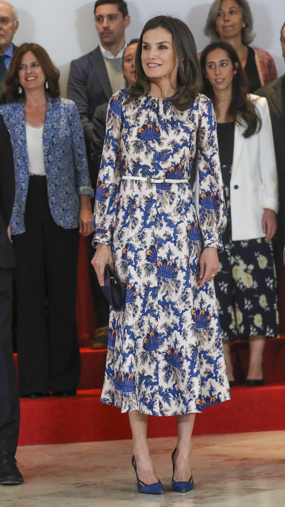 La reina ha presidido la entrega de los premios de Proyectos Sociales del Banco Santander.