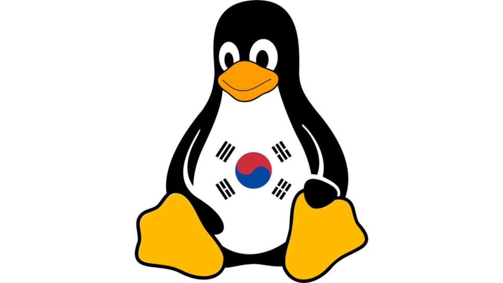 linux tux corea del sur