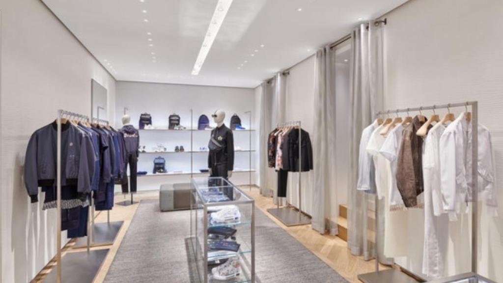 Tienda de Dior ubicada en el centro de Madrid.