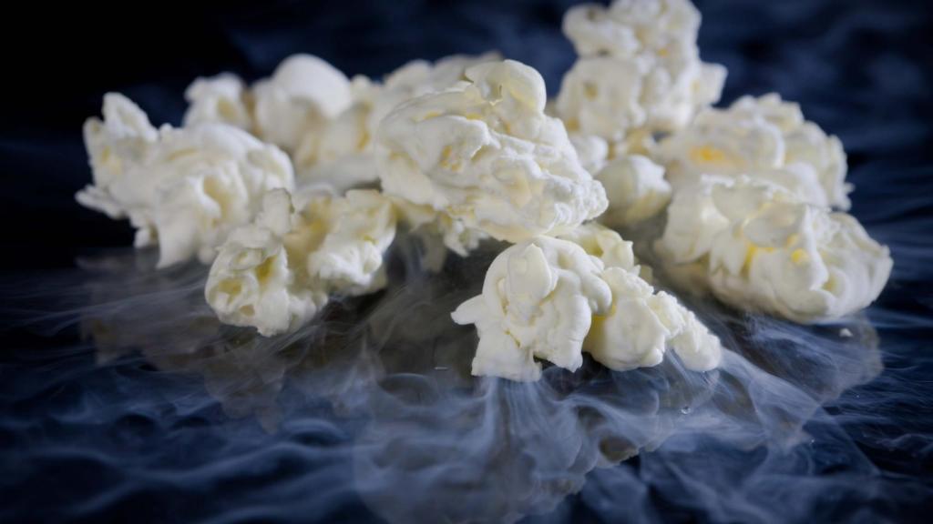 Palomita nitro de aceite de oliva en Dani García