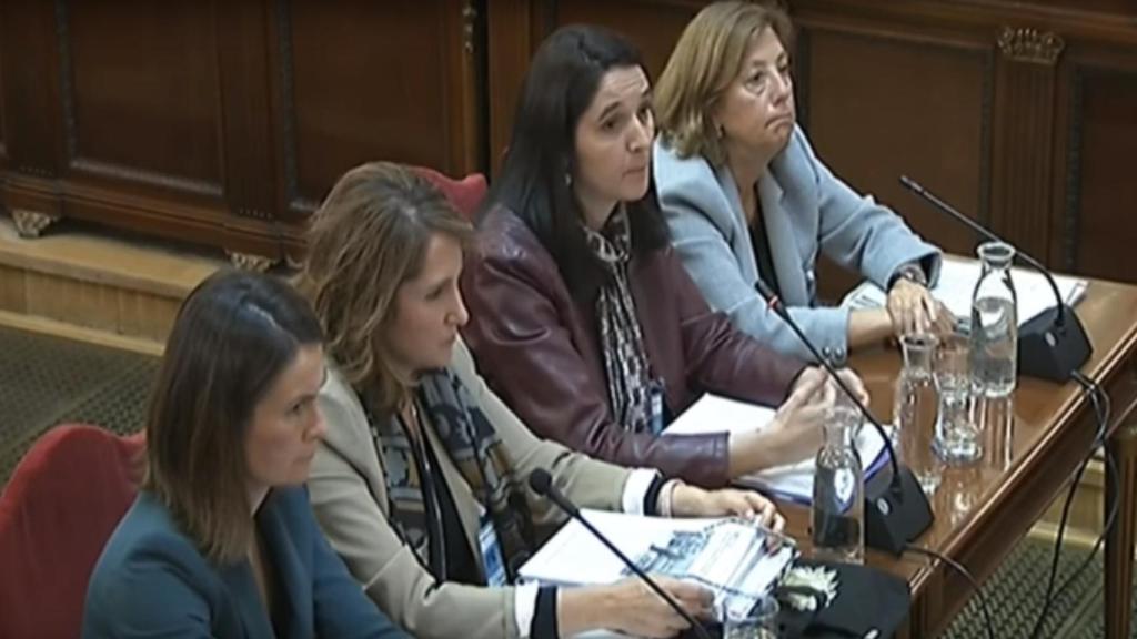 Las expertas de Hacienda en el juicio al 'procés'.