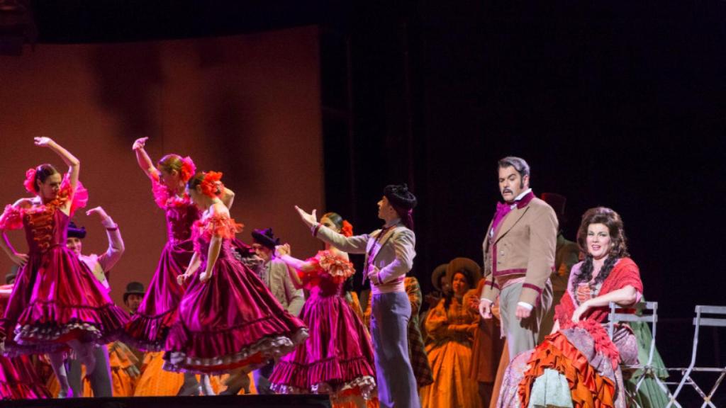 Uno de los momentos de Doña Francisquita, en el Teatro de la Zarzuela.