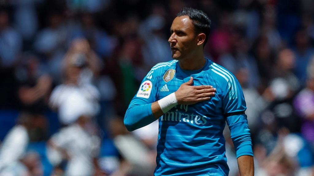 Keylor Navas, en el último partido de Liga del Madrid