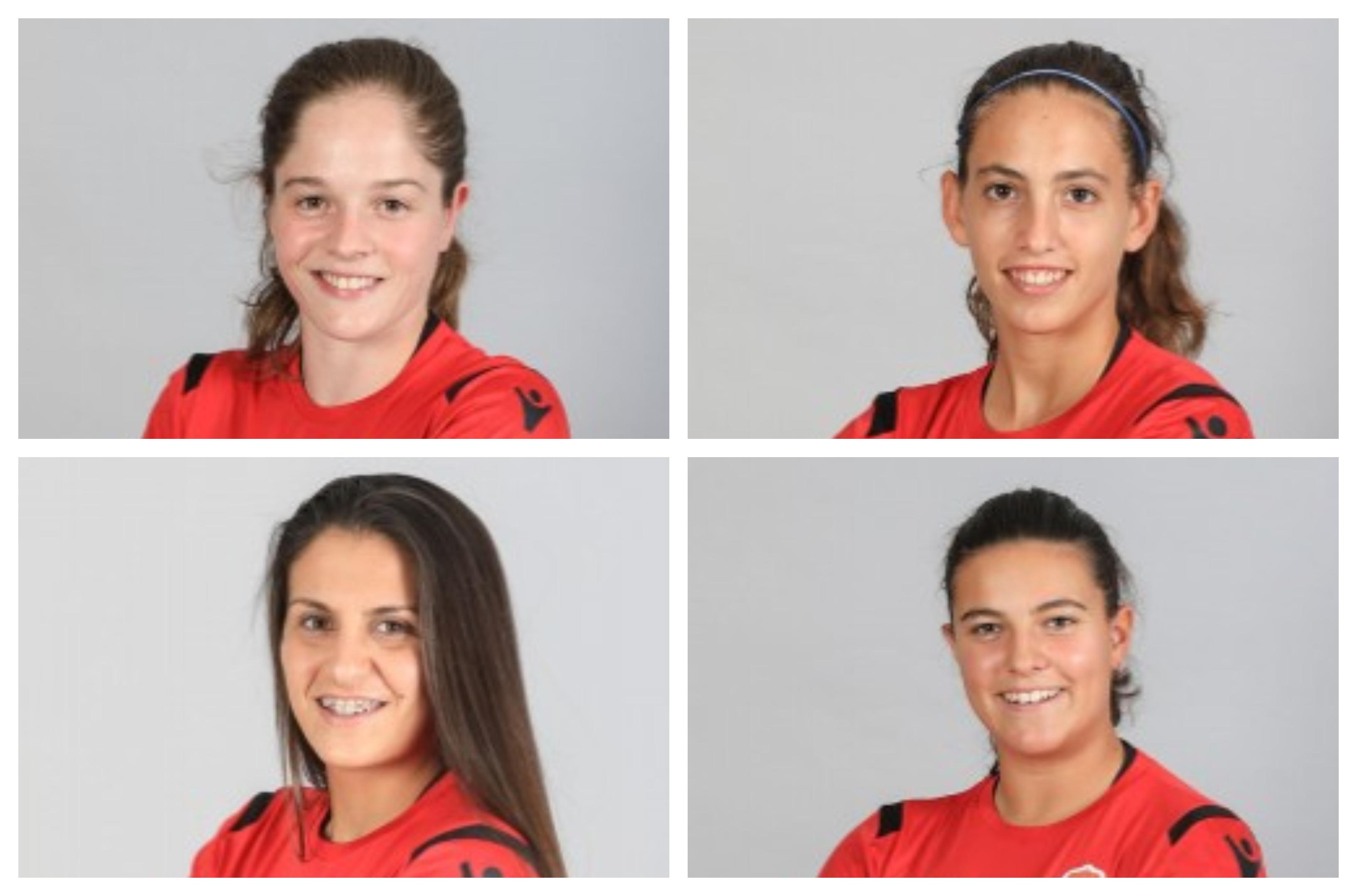 De izquierda a derecha y de arriba a bajo: Anita, Miralles, Curbelo y Malena