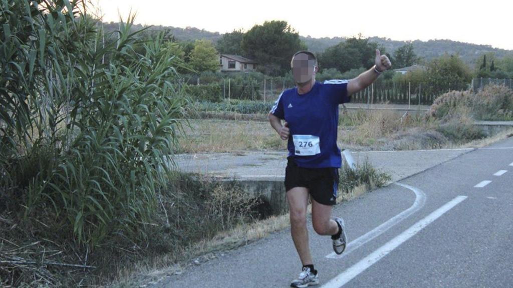 Serafín, durante un entrenamiento.
