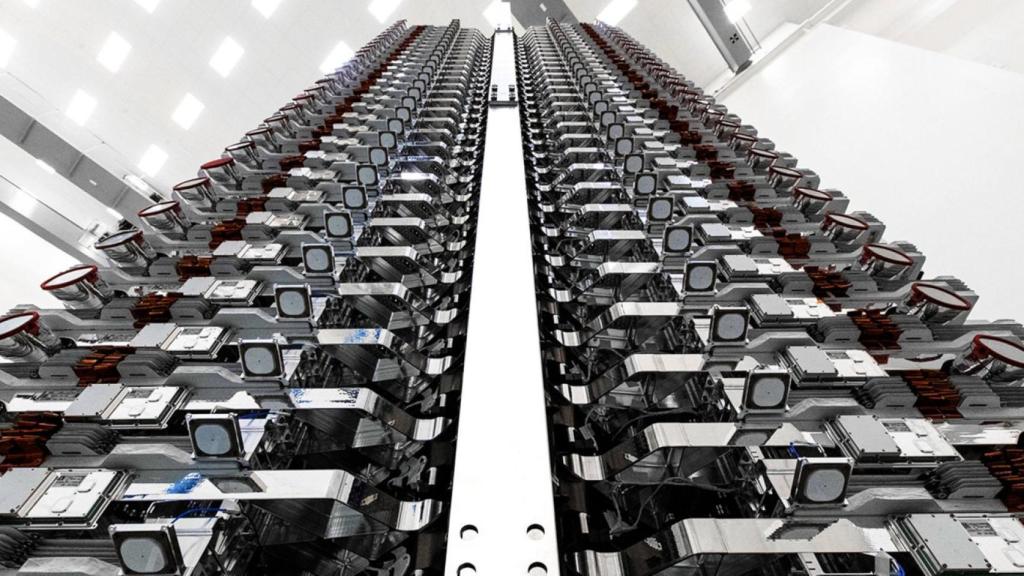 Satélites de Starlink.