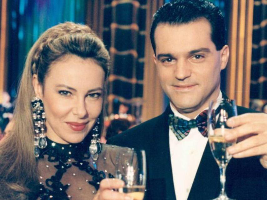 Ana García Obregón y Ramón García en una imagen de los años 90.