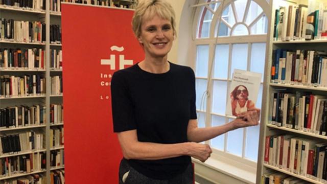 Siri Hustvedt en el Instituto Cervantes de Londres