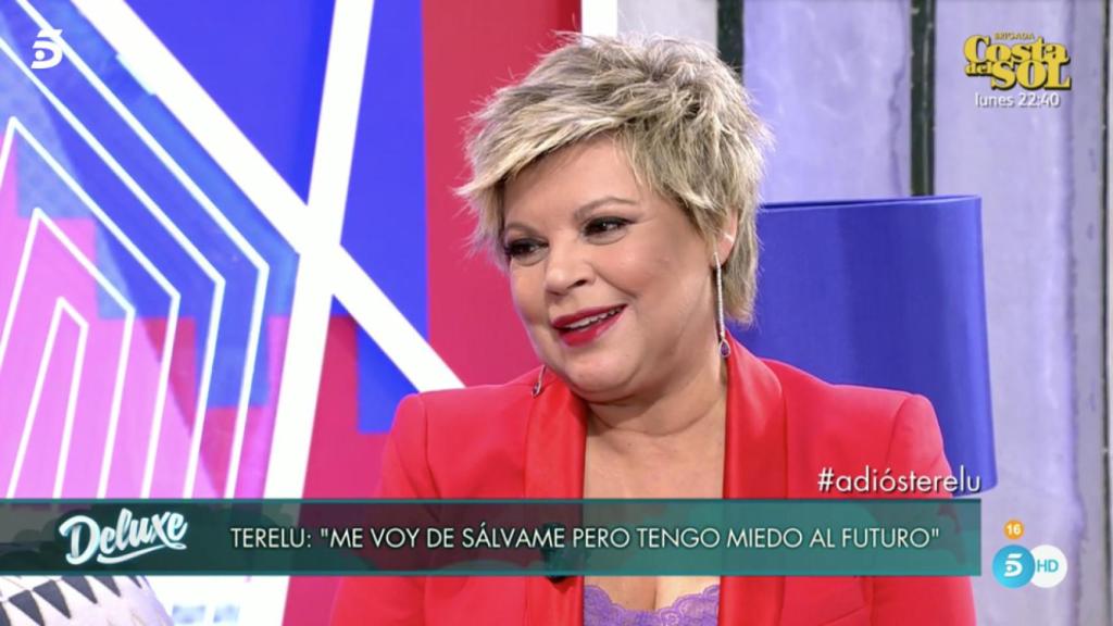 Terelu en su última entrevista en 'Deluxe'.