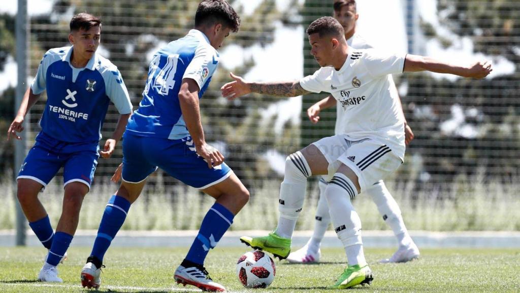 Rodrigo durante el partido contra el Tenerife