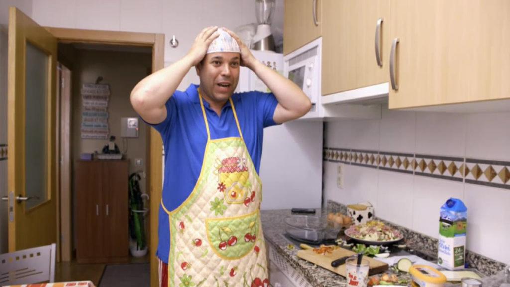 Pichurry, durante uno de los capítulos del programa Ven a cenar conmigo de Cuatro