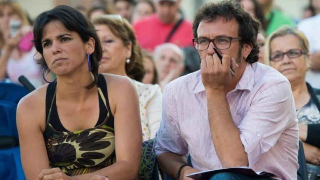 Teresa Rodríguez y José Maria González en un acto de 2016.