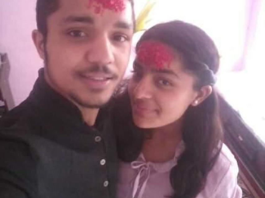 Pujan estaba prometido y su novia vivía en Nepal