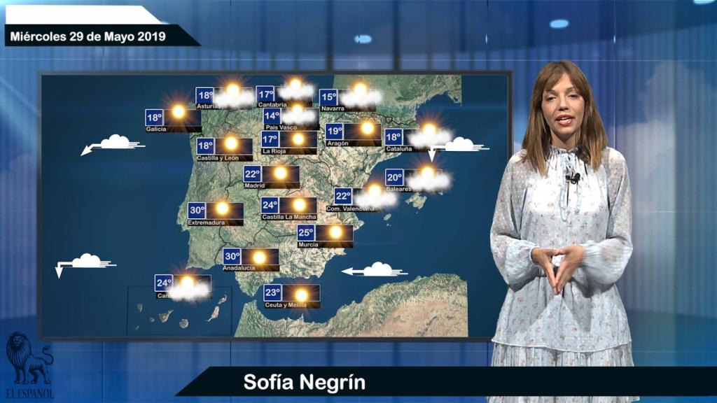 Imagen de la predicción del tiempo.