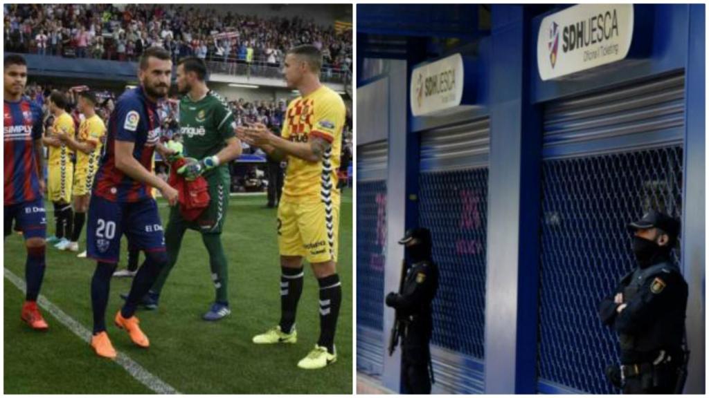 El Huesca - Nástic de la temporada pasada, el partido que desencadenó la operación policial