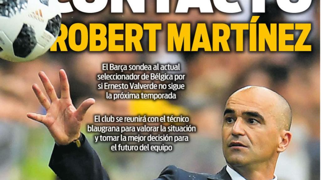 Portada Diario Sport (28/05/2019)