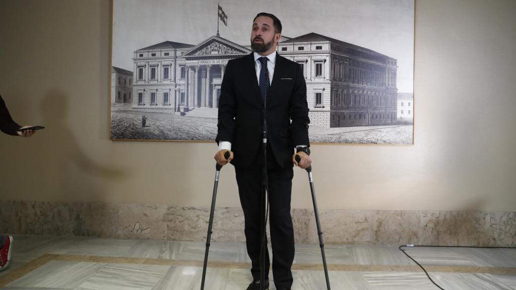 El presidente de Vox, Santiago Abascal, en una imagen de archivo.