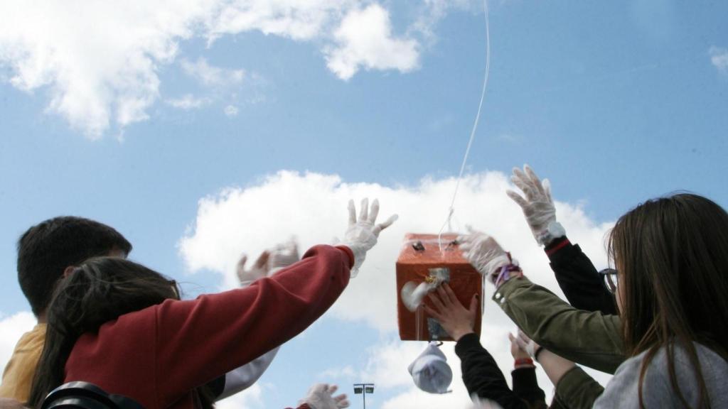 La cuarta sonda de la Axencia Espacial Escolar Galega despega desde Ordes