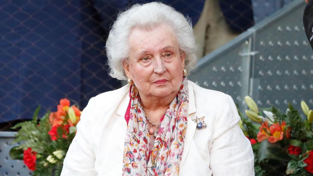 La infanta Pilar de Borbón en el Masters de Tenis de Madrid este mes de mayo.