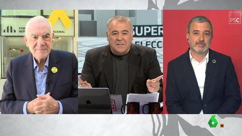 Maragall, Ferreras y Collboni.