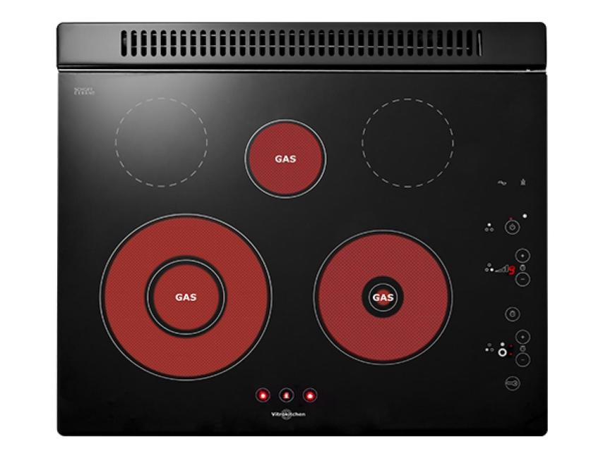 Foto: VItrocerámica de gas de Vitrokitchen
