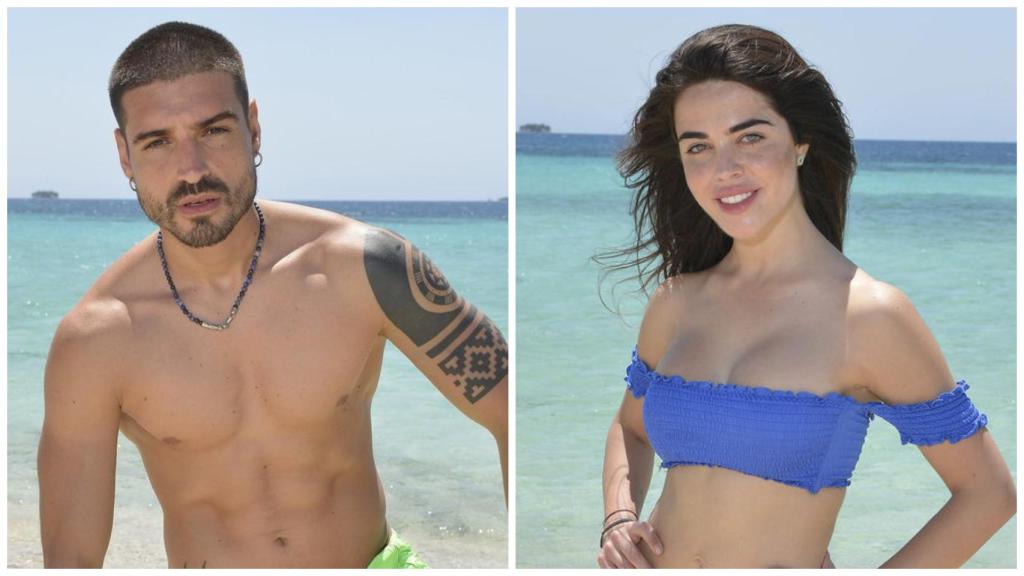 Fabio y Violeta en un montaje de JALEOS.