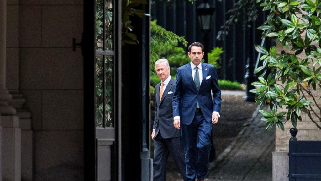 El rey Felipe recibió en  mayo a Tom Van Grieken, el líder del ultra Vlaams Belang