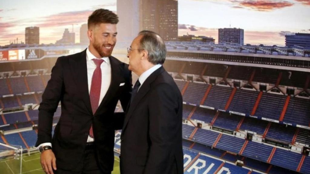 Florentino Pérez y Sergio Ramos
