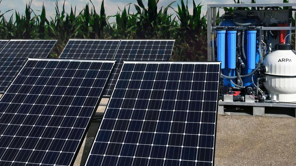 La instalación Arpa Change proporciona energía y agua caliente.