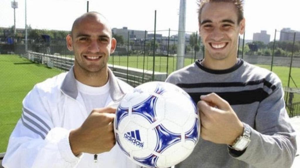 Raúl Bravo y Borja Fernández durante su etapa en el Real Madrid