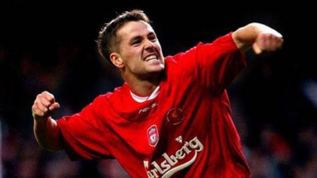 Michael Owen, en un partido del Liverpool