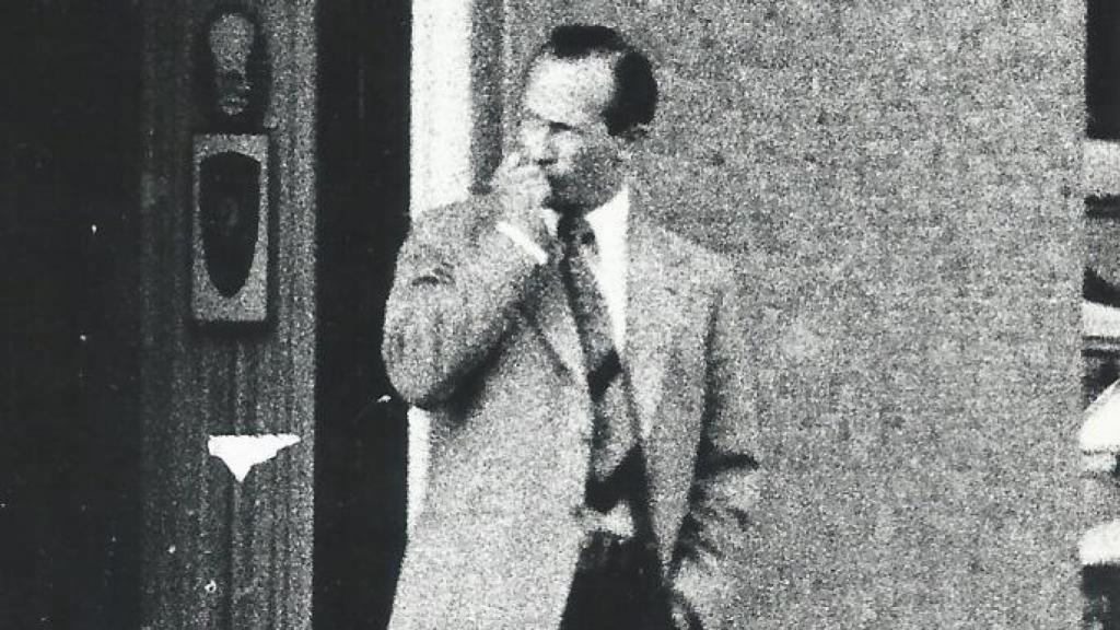 Oleg Gordievski, fotografiado en Copenhague por agentes del MI6.