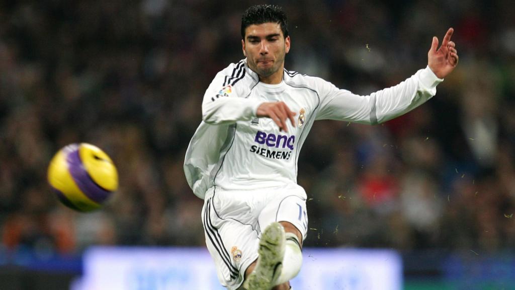 José Antonio Reyes, con la camiseta del Real Madrid