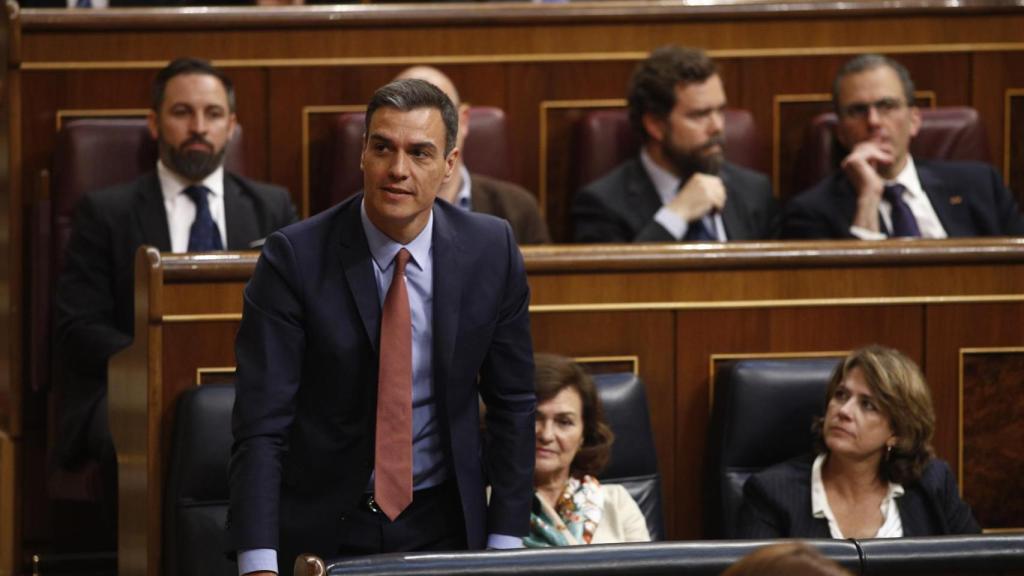 Pedro Sánchez, en la constitución de las Cortes de la XII Legislatura.