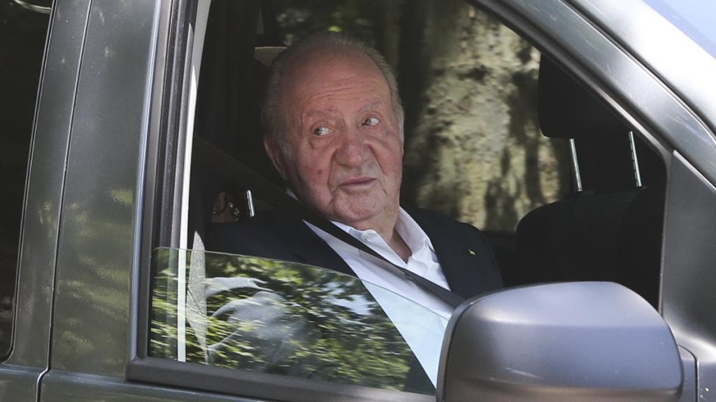 Juan Carlos en su almuerzo de este domingo.