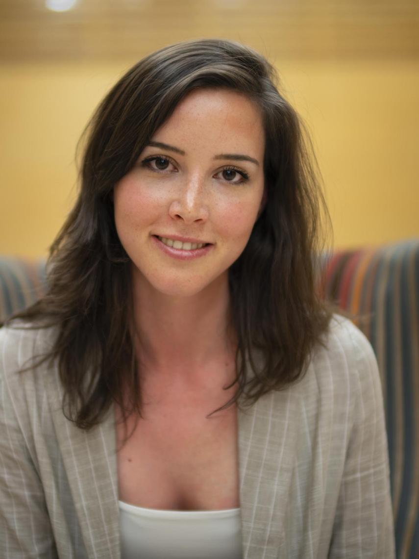 Andrea Fernández en el Congreso.