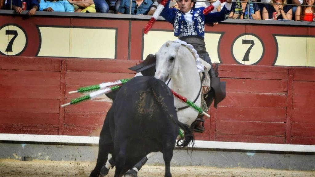 Ventura, a lomos de 'Dólar'
