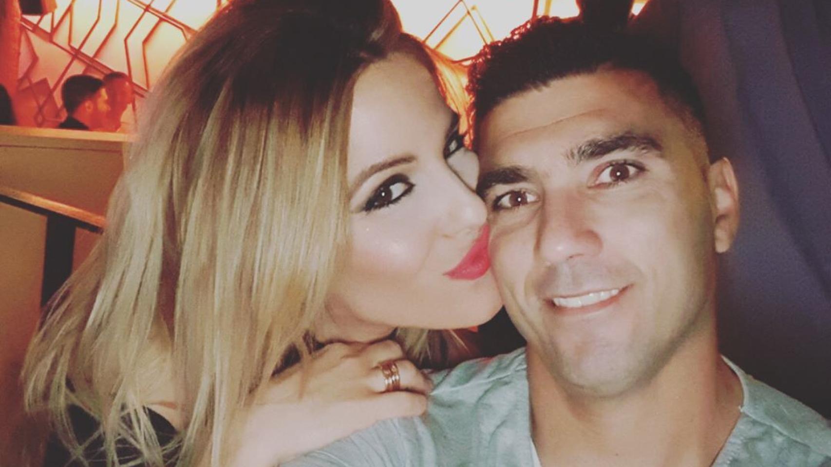 José Antonio Reyes y su mujer Noelia López, en una imagen de sus redes sociales.