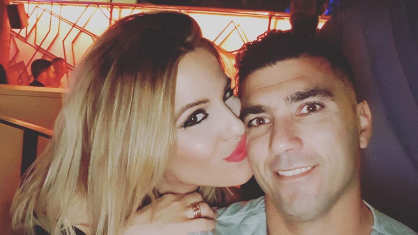 José Antonio Reyes y su mujer Noelia López, en una imagen de sus redes sociales.