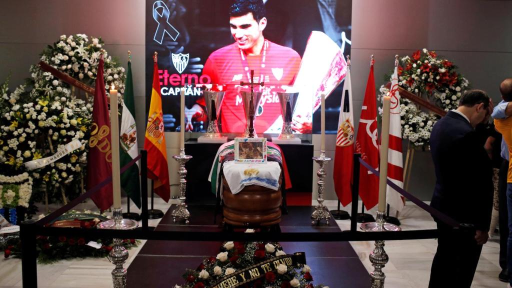 La capilla ardiente de José Antonio Reyes