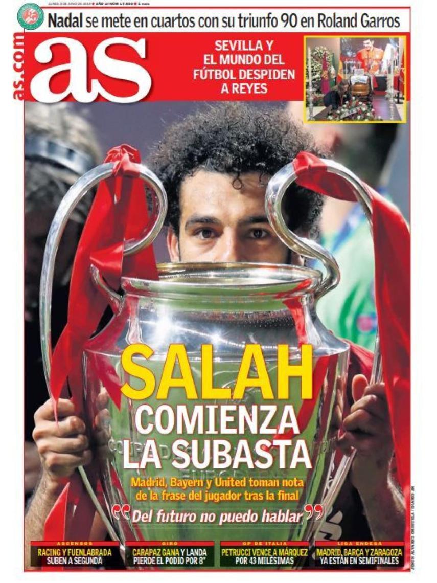 Portada diario AS (03/06/2019)