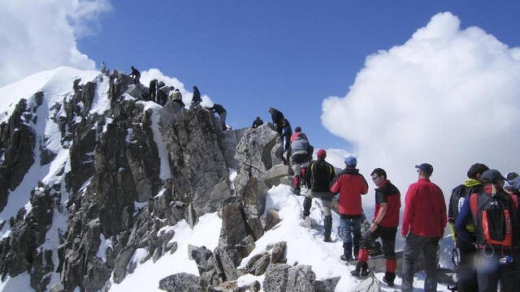 El pico del pico aragonés el verano pasado.