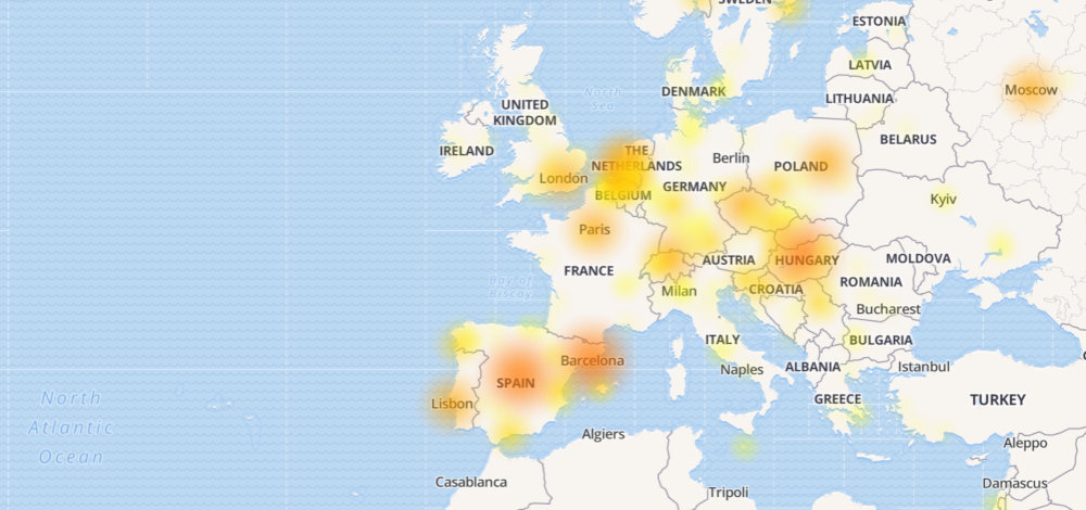 google caida downdetector 1