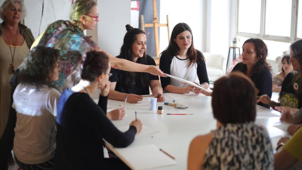 Taller con la artista Gosia Trebacz en su estudio