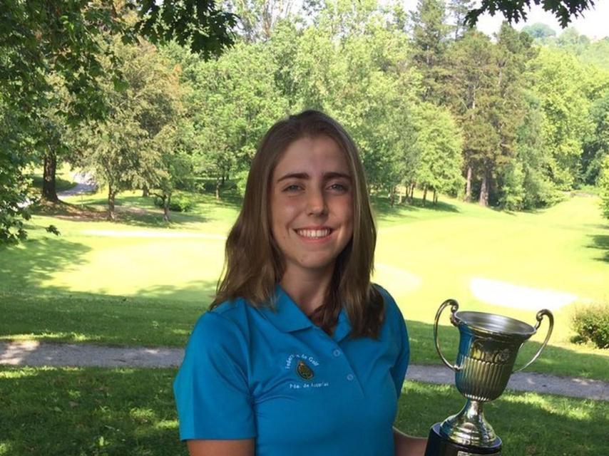 La golfista española Celia Barquín.
